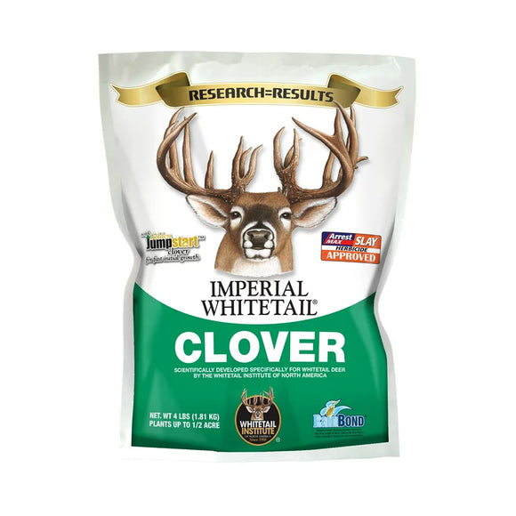 Imperial whitetail clover 1/2 acre 4 lbs