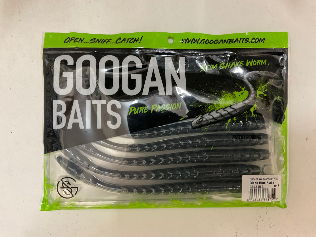 Googan slim shake worm 8” – Tippy River Dog & Hunt Supply LLC