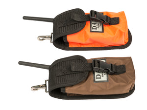 Dans enclosed garmin pouch brown and orange - Tippy River Supply