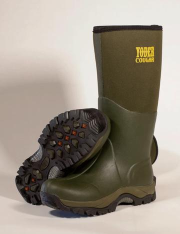 Yoder Cougar Insulated Knee-Hi Boot with Yoder Chaps